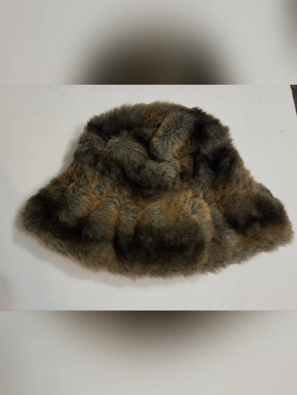 Parkhurst Brown Faux Fur Bucket Hat
